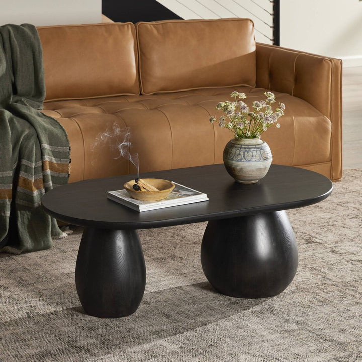 Merla Wood Coffee Table - Black Wash Ash - 230275-003_4