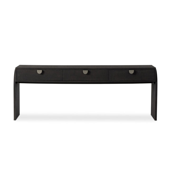Cressida Console Table - Black Linen - 230379-002_5