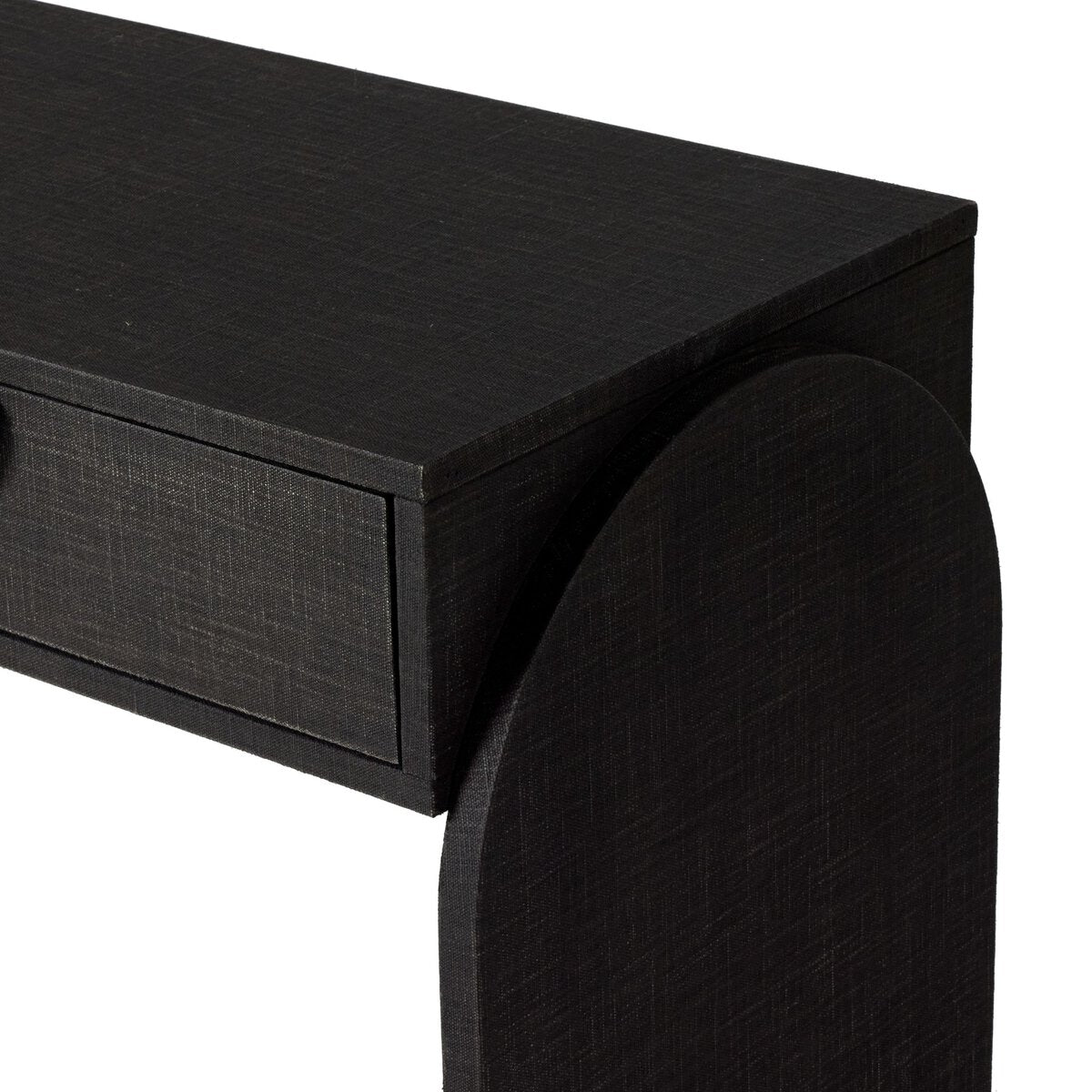 Cressida Console Table - Black Linen - 230379-002_7