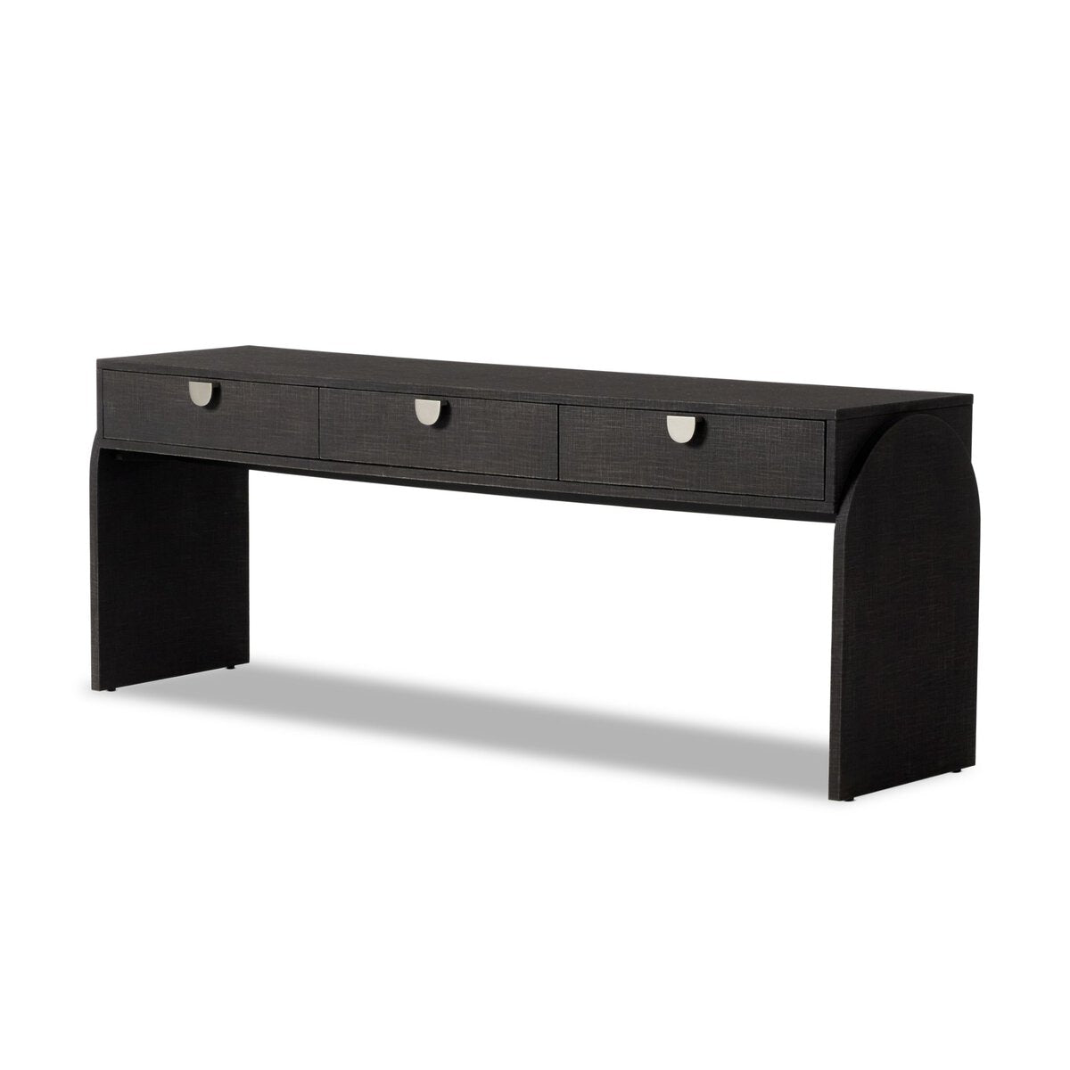 Cressida Console Table - Black Linen - 230379-002_1