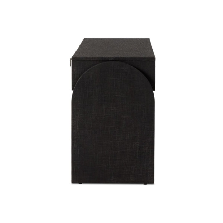 Cressida Console Table - Black Linen - 230379-002_2