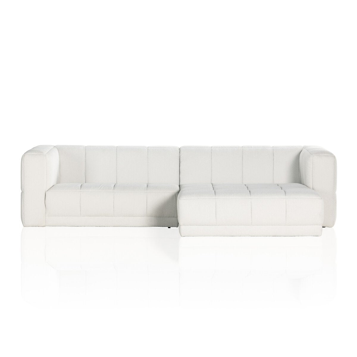 Tavi 2-Piece Sectional - Right Chaise - Fiqa Boucle Natural - 231277-003_1