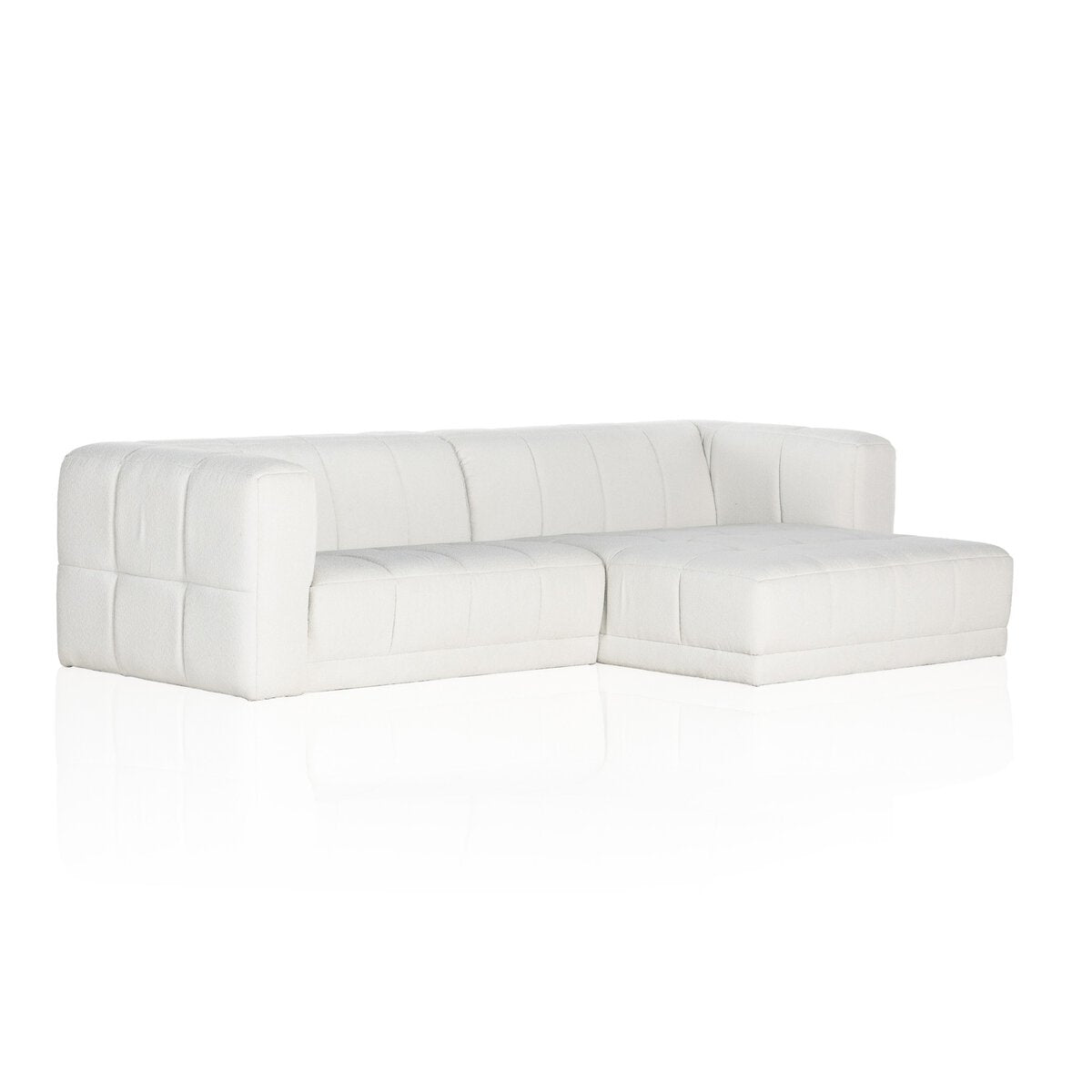 Tavi 2-Piece Sectional - Right Chaise - Fiqa Boucle Natural - 231277-003_2