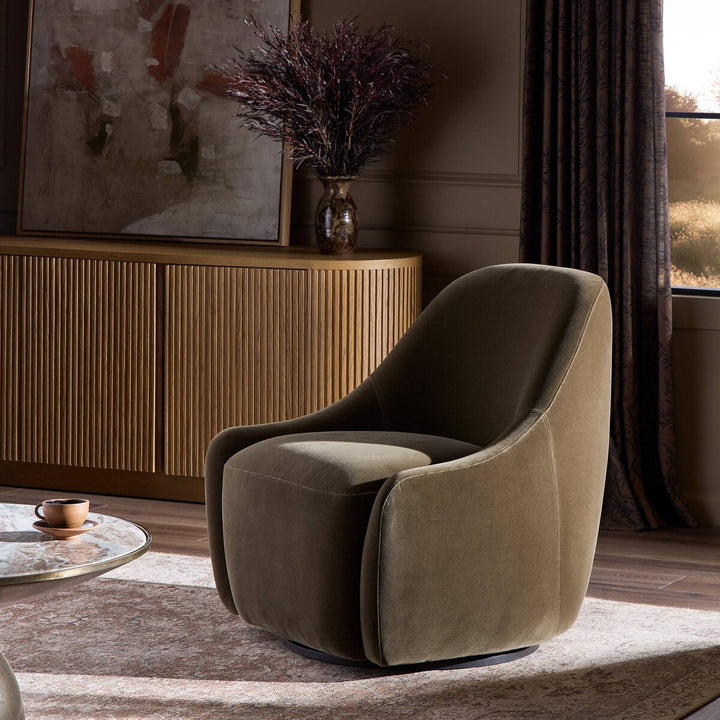 Levi Swivel Chair - Surrey Olive - 231505-004_4