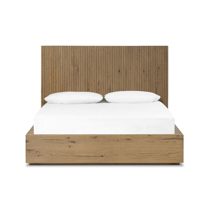 Leo Bed - Rustic Light Natural Oak - Queen - 231732-007_1