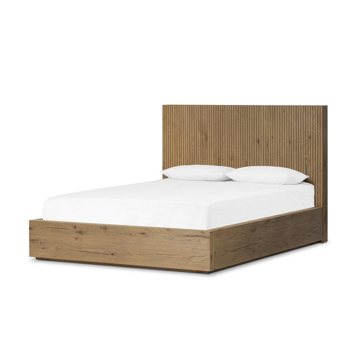 Leo Bed - Rustic Light Natural Oak - Queen - 231732-007_2