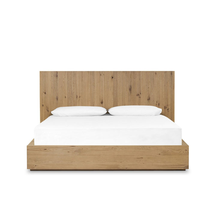 Leo Bed - Rustic Light Natural Oak - King - 231732-008_1
