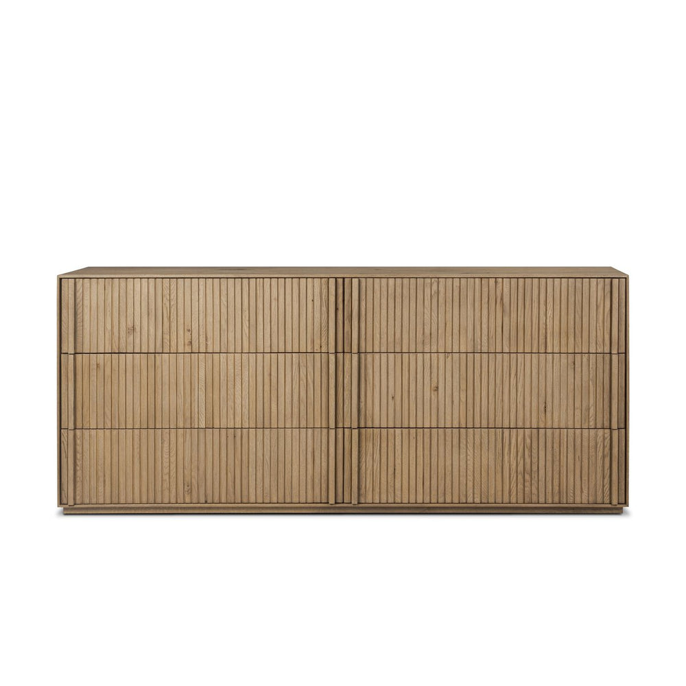 Leo 6 Drawer Dresser - Rustic Light Natural Oak - 231733-004_1