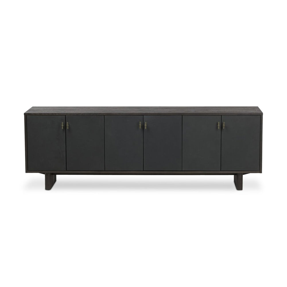 Posada Media Console - Worn Black Oak Veneer - 232363-004_1