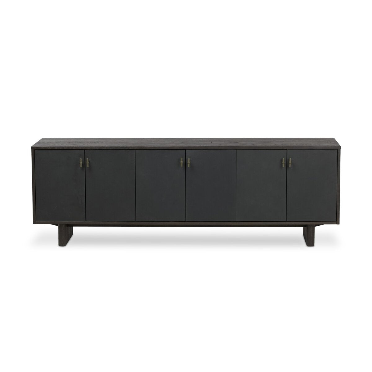 Posada Media Console - Worn Black Oak Veneer - 232363-004_1