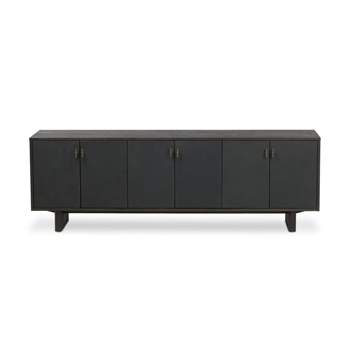 Posada Media Console - Worn Black Oak Veneer - 232363-004_1