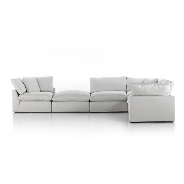Stevie 5-pc Sectional Sofa W/Ottoman