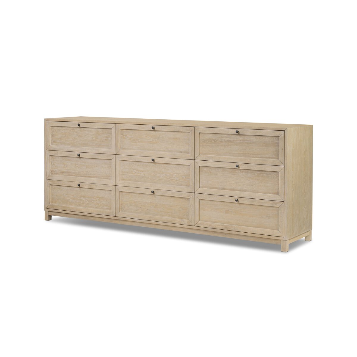 Millie 9 Drawer Dresser - Light Bleach Oak Veneer - 233091-002_2