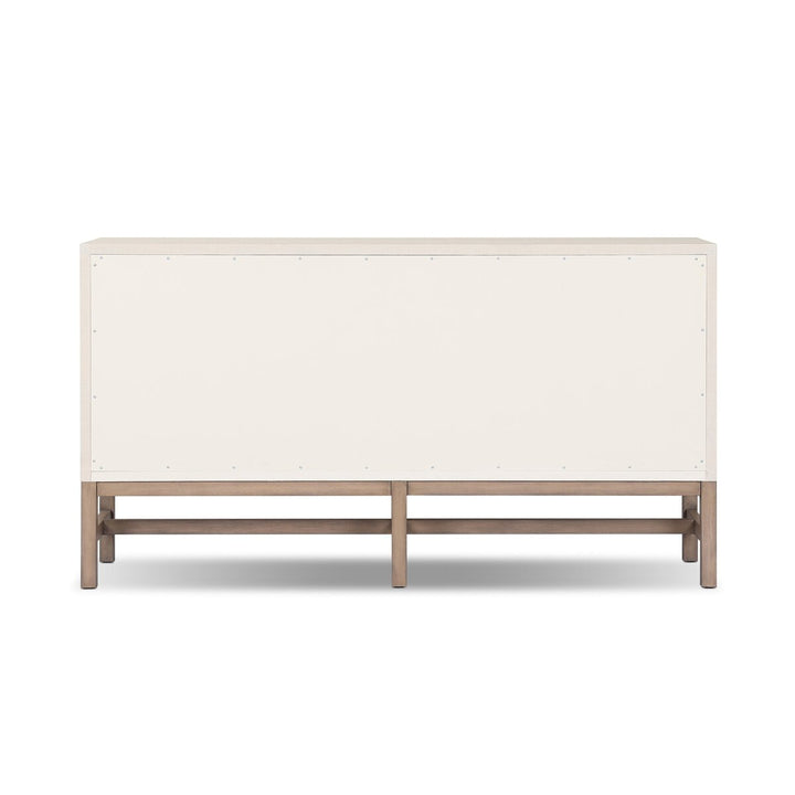 Fiona 6 Drawer Dresser - Ivory Painted Raffia - 233278-002_5