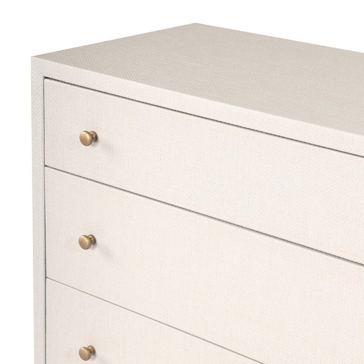 Fiona 6 Drawer Dresser - Ivory Painted Raffia - 233278-002_7