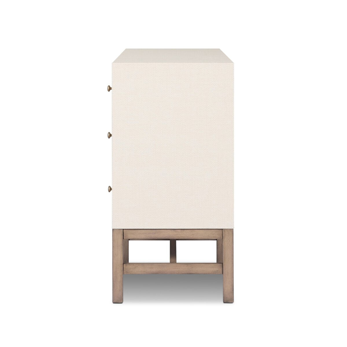 Fiona 6 Drawer Dresser - Ivory Painted Raffia - 233278-002_3