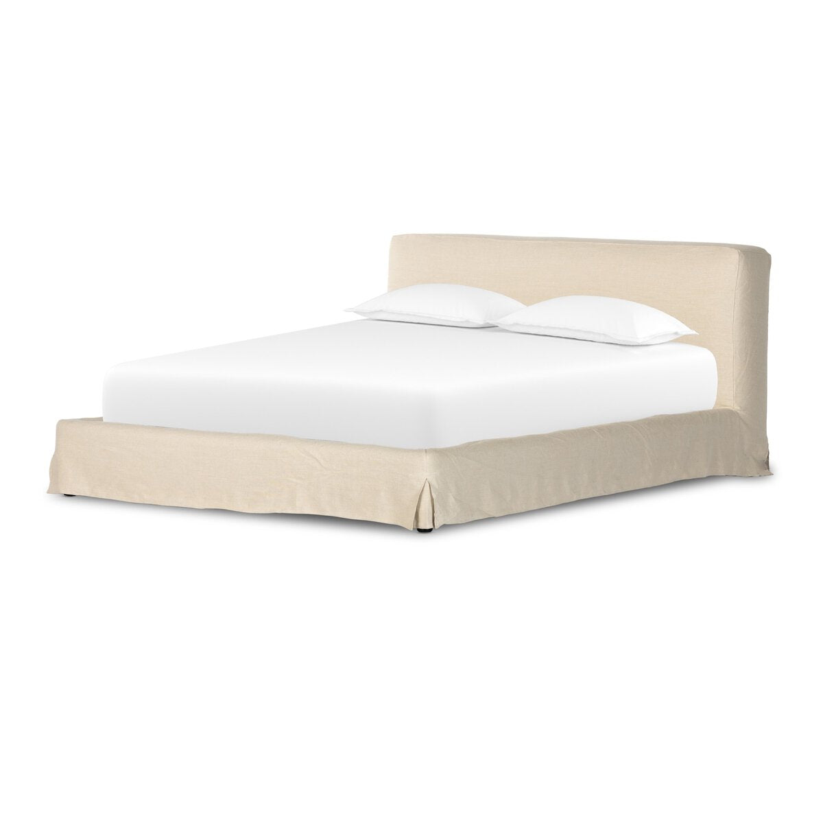 Aidan Slipcover Bed - King - Brussels Natural - 234707-001_2