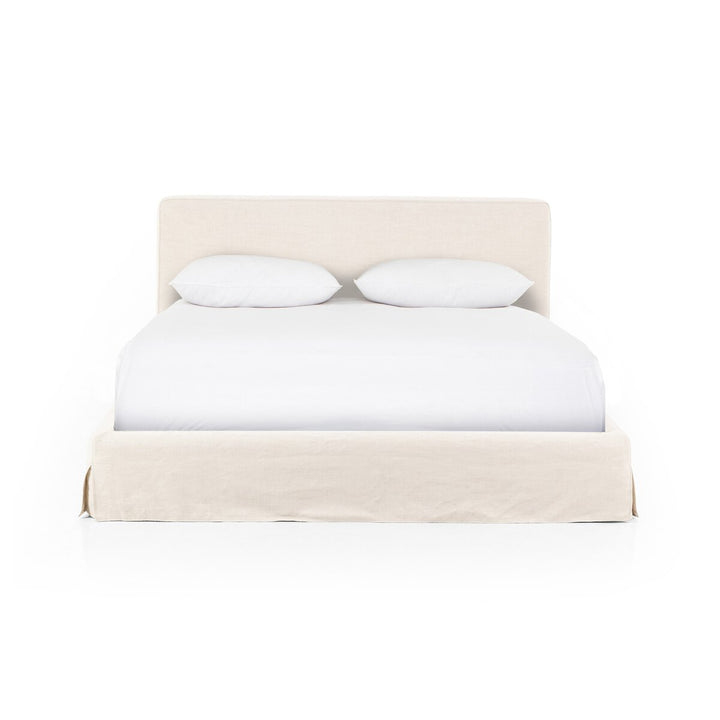 Aidan Slipcover Bed - Queen - Brussels Natural - 234707-002_2