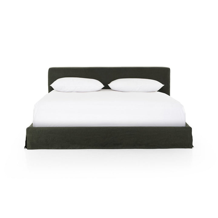 Aidan Slipcover Bed - King - Brussels Pine - 234707-007_1