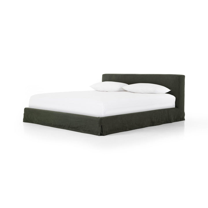 Aidan Slipcover Bed - King - Brussels Pine - 234707-007_2