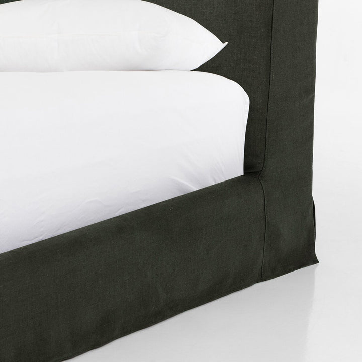 Aidan Slipcover Bed - Queen - Brussels Pine - 234707-008_5