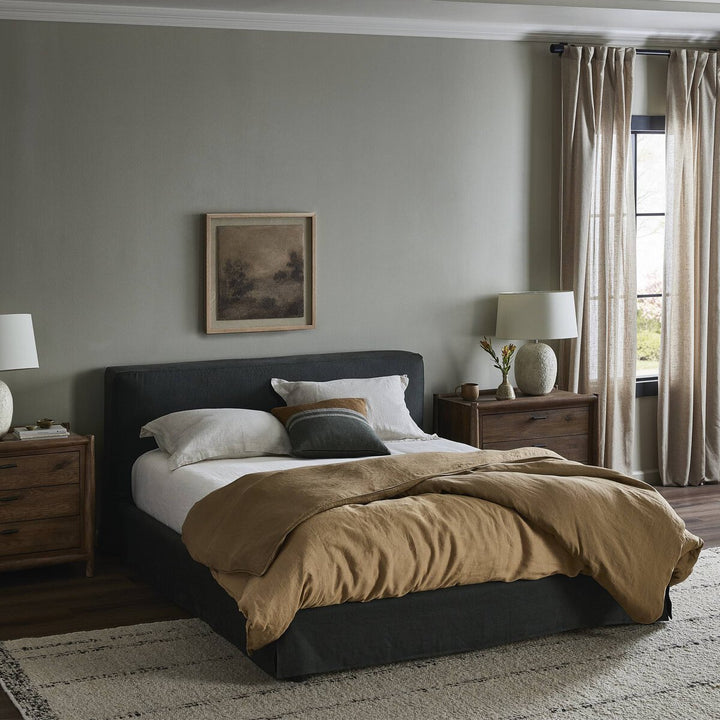 Aidan Slipcover Bed - Queen - Brussels Pine - 234707-008_4