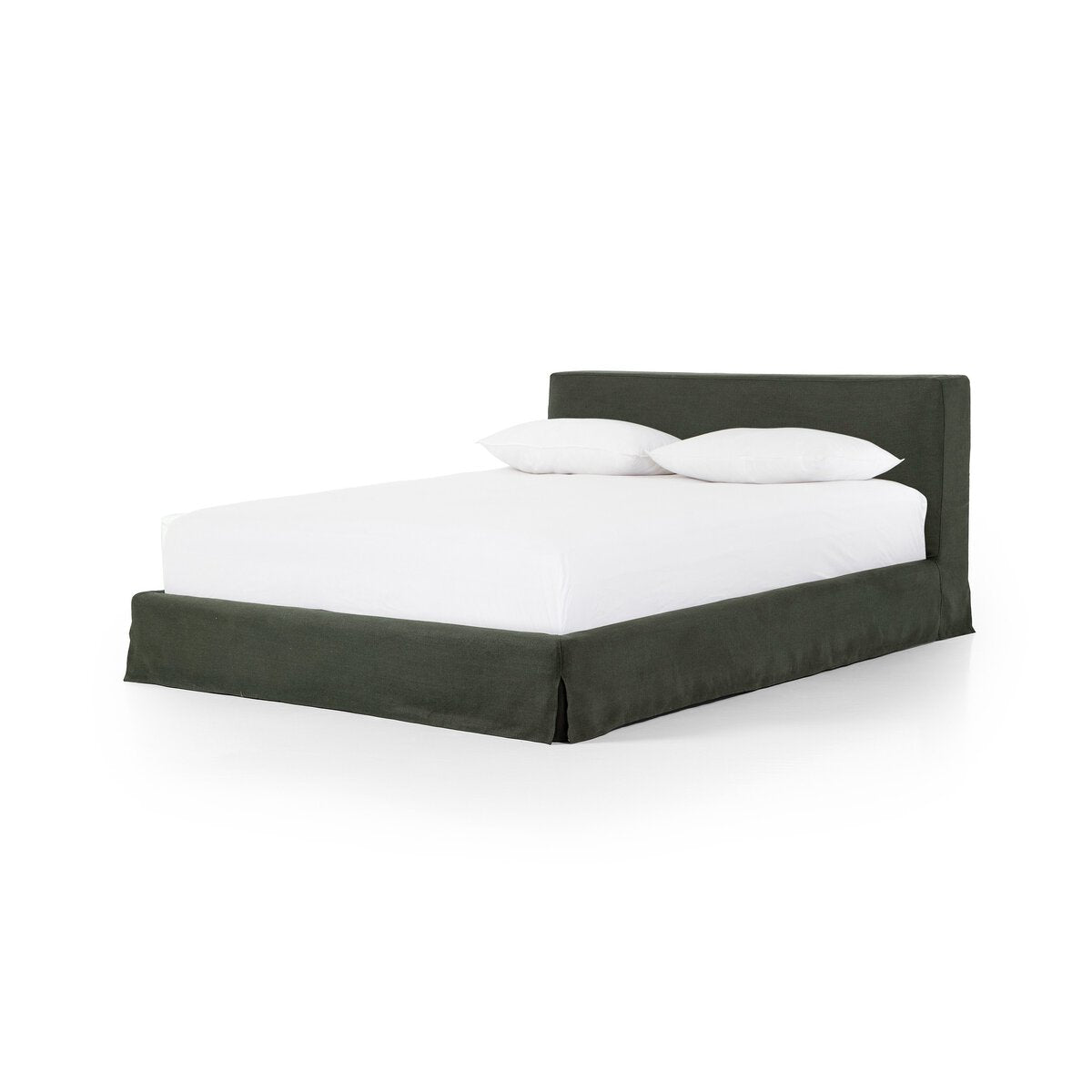 Aidan Slipcover Bed - Queen - Brussels Pine - 234707-008_2