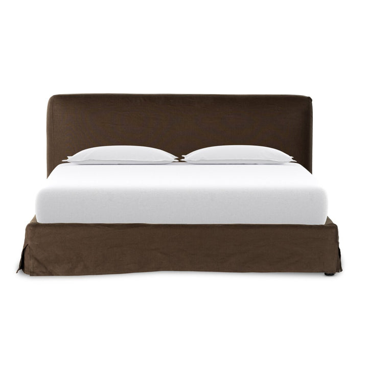 Aidan Slipcover Bed - King - Brussels Coffee - 234707-009_1