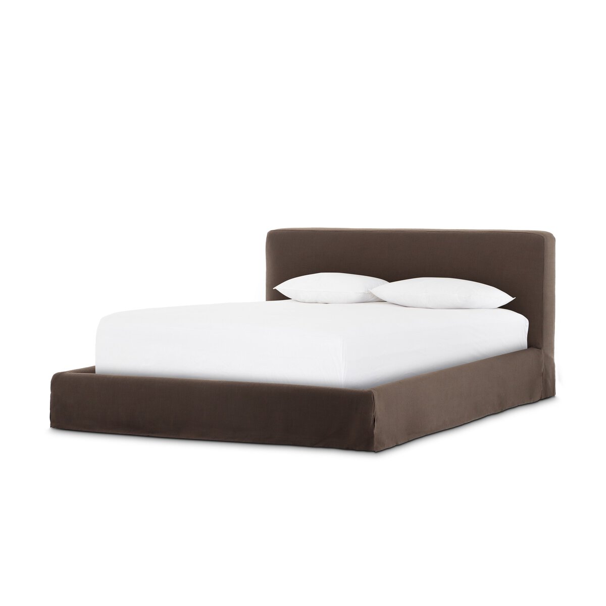Aidan Slipcover Bed - Queen - Savoy Coffee - 234707-014_2