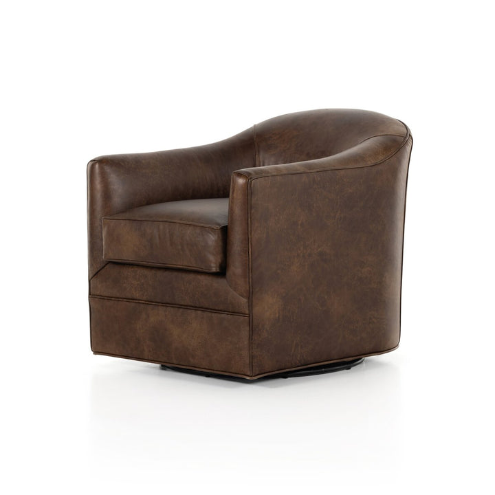 Quinton Swivel Chair - Arvada Cigar - 234930-004_2