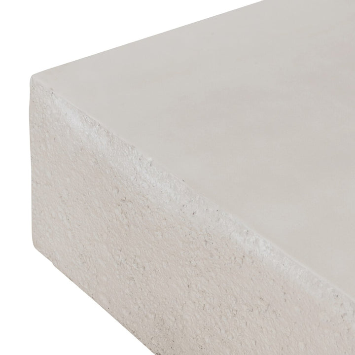 Otero Rectangular Outdoor Coffee Table - Blanc Stone - 235093-001_5
