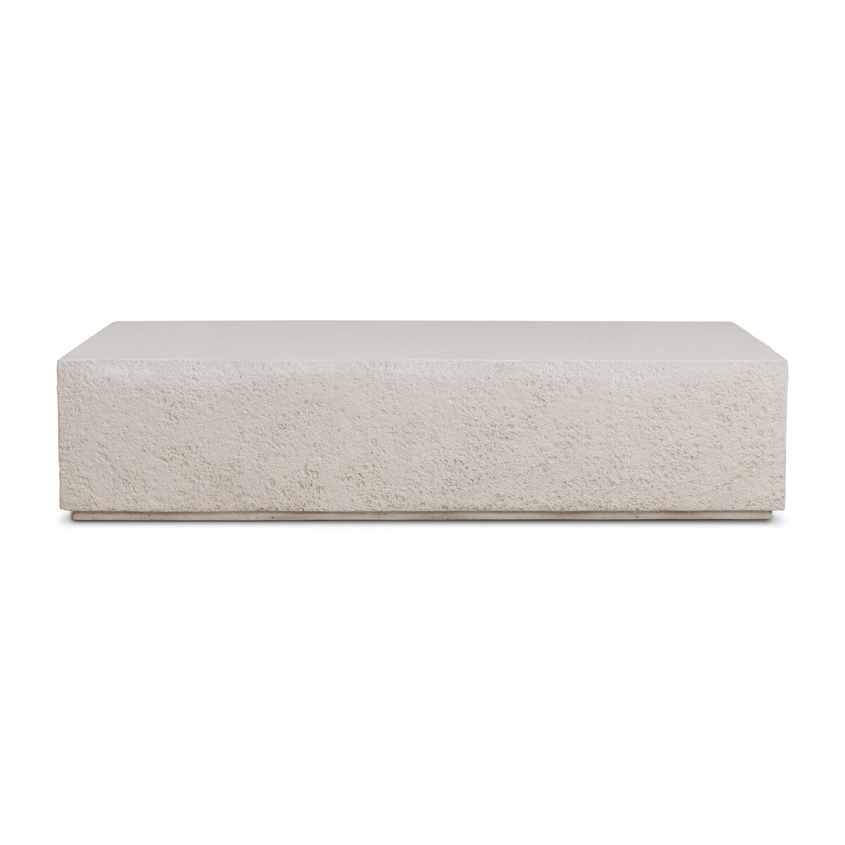 Otero Rectangular Outdoor Coffee Table - Blanc Stone - 235093-001_1
