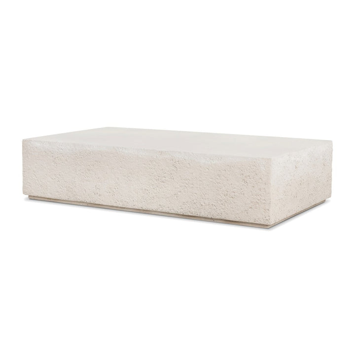 Otero Rectangular Outdoor Coffee Table - Blanc Stone - 235093-001_2