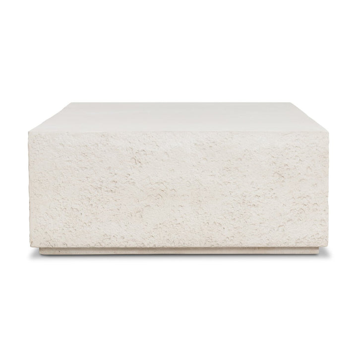 Otero Rectangular Outdoor Coffee Table - Blanc Stone - 235093-001_3