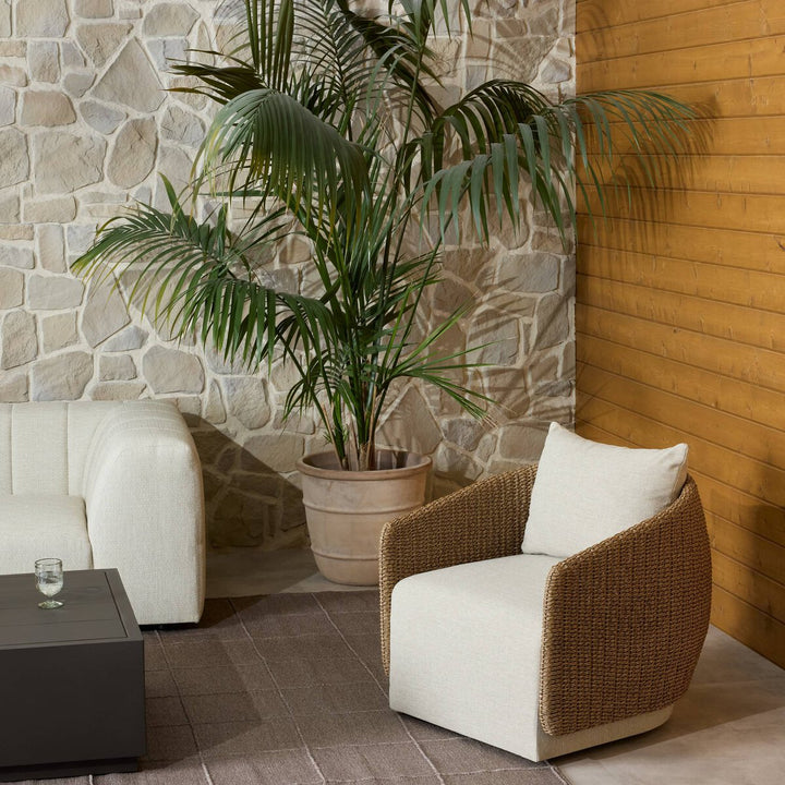 Maven Outdoor Swivel Chair - Faux Dark Hyacinth - 235137-004_4