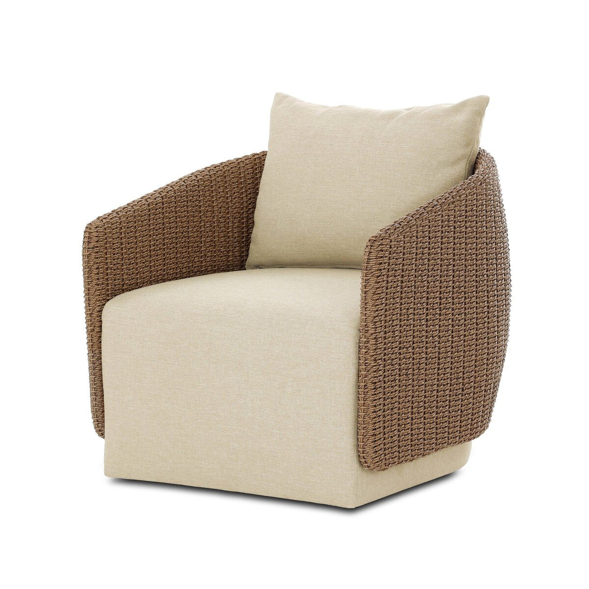 Maven Outdoor Swivel Chair - Faux Dark Hyacinth - 235137-004_2