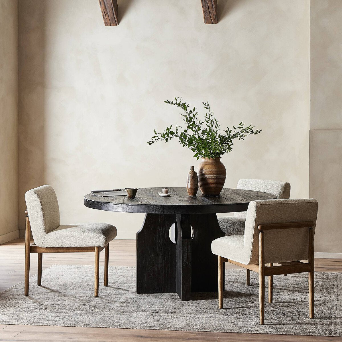 Allandale Round Dining Table - Black Elm - 235824-002_4