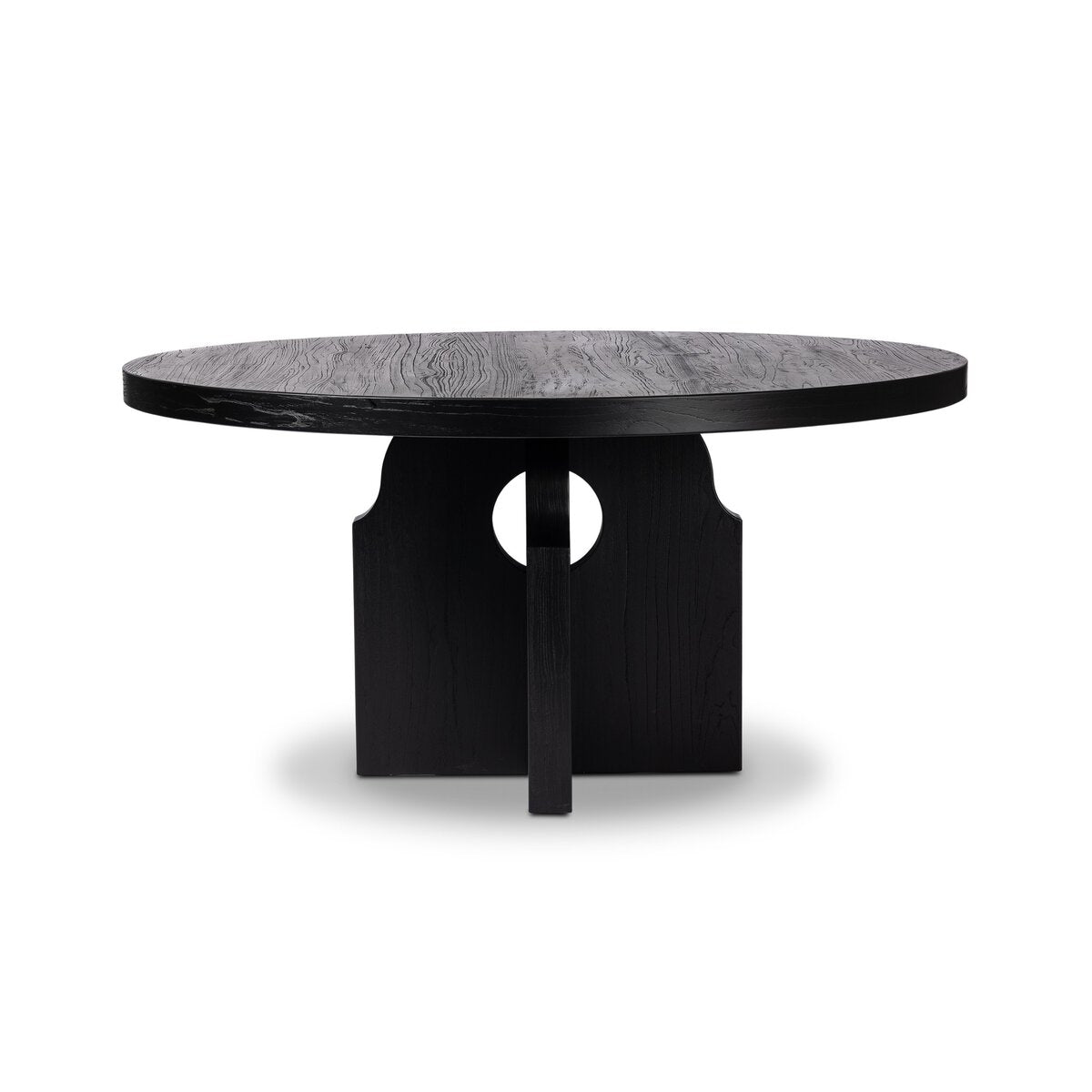 Allandale Round Dining Table - Black Elm - 235824-002_1