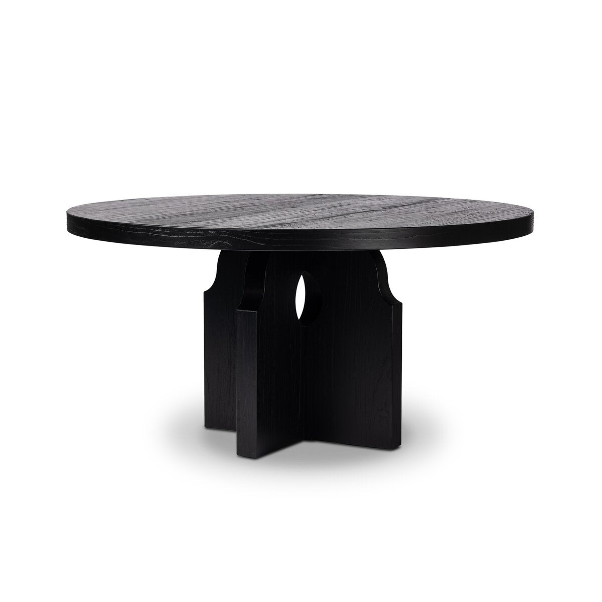 Allandale Round Dining Table - Black Elm - 235824-002_2