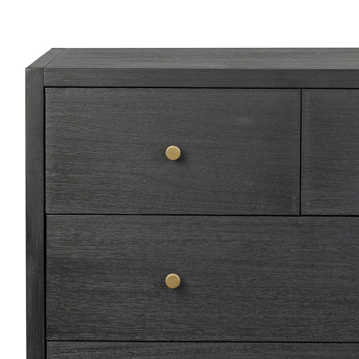 Sullivan 10 Drawer Dresser - Brushed Black Acacia Solid - 235837-002_7