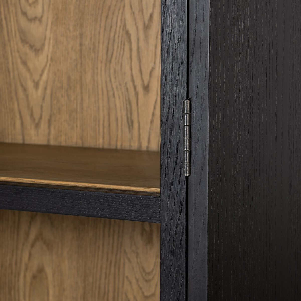 Millie Panel and Glass Door Cabinet