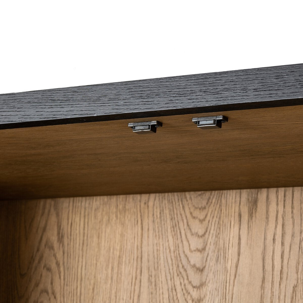 Millie Panel and Glass Door Cabinet