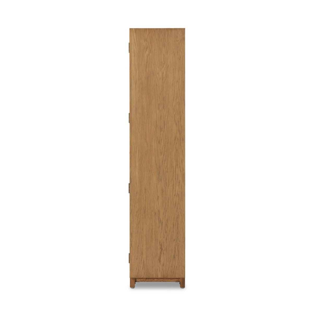 Millie Panel and Glass Door Cabinet - Drifted Oak Solid - 235949-002_3