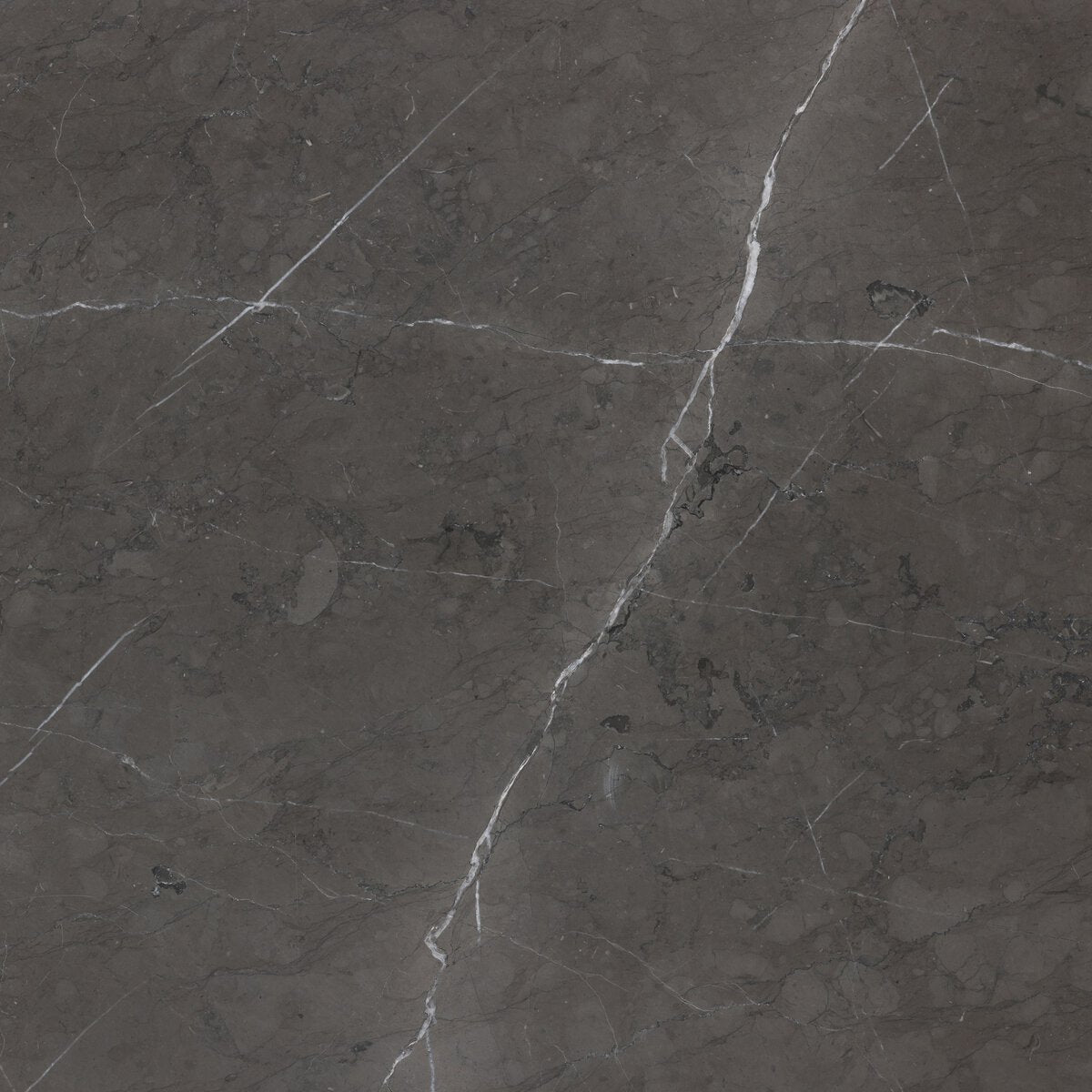 Modern Marble Plinth End Table - Grey Italian Marble - 236045-004_5