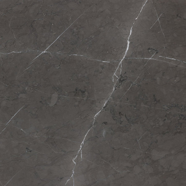 Modern Marble Plinth End Table - Grey Italian Marble - 236045-004_5