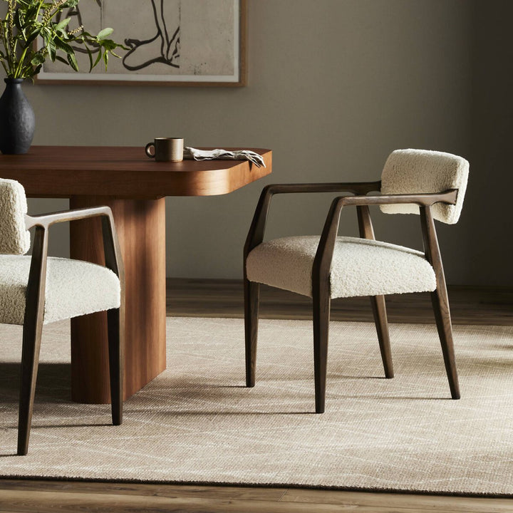Tyler Dining Armchair - Sheepskin Natural - 236324-001_4