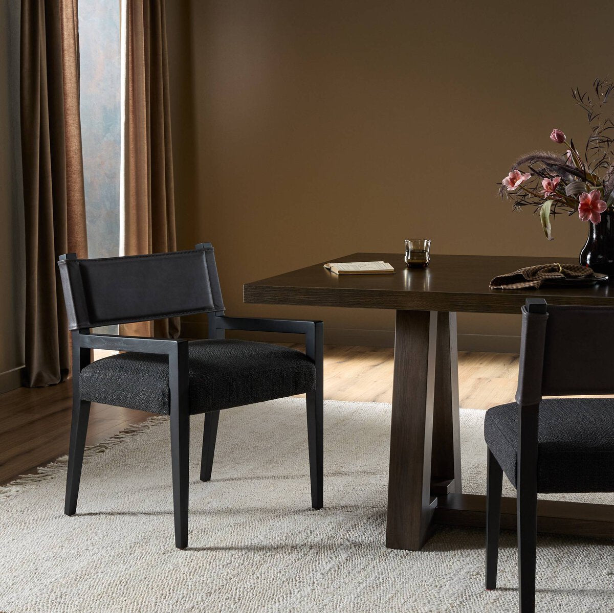 Ferris Dining Armchair - Palermo Black - 236325-004_4