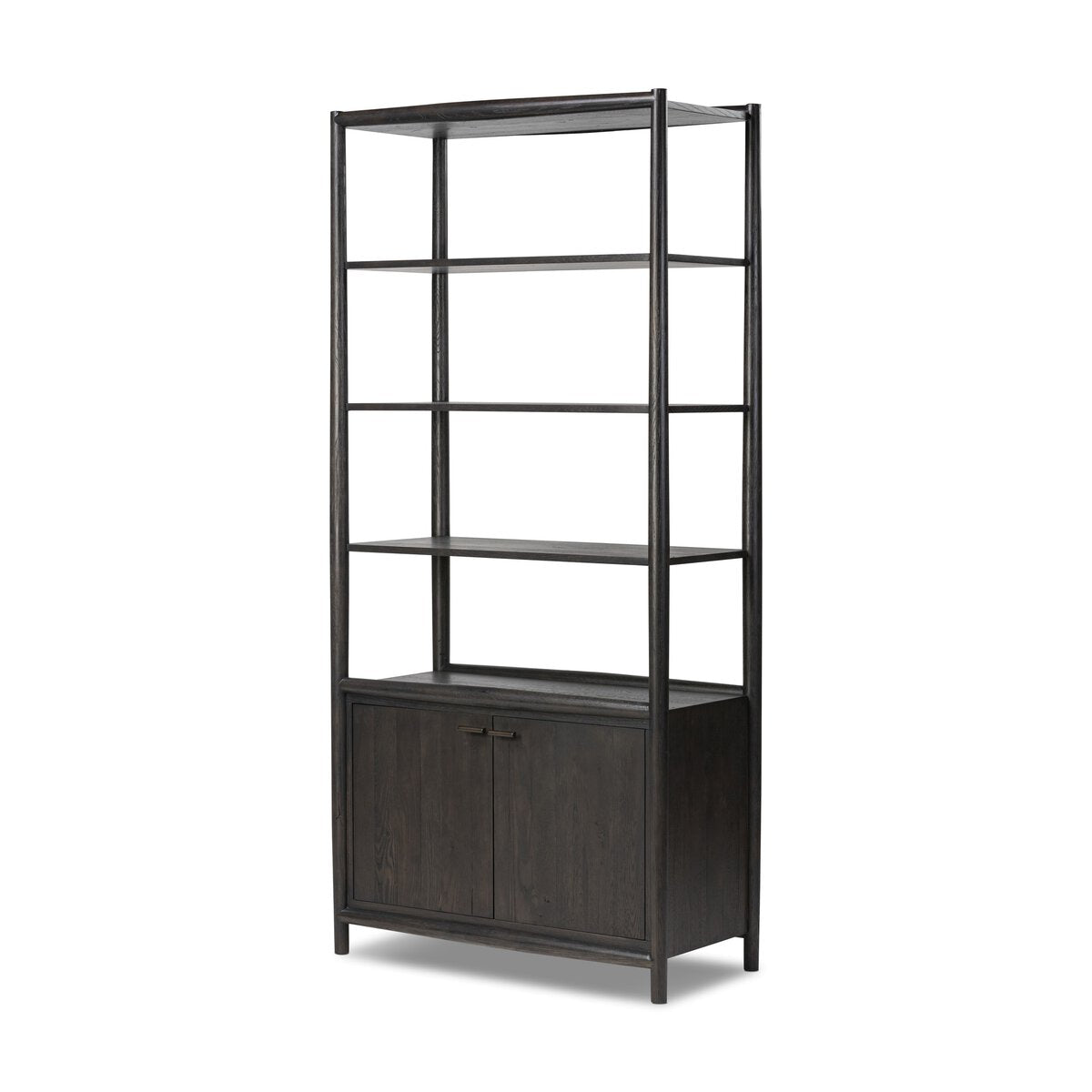 Glenview Bookcase - Smoked Black Oak - 236400-002_2