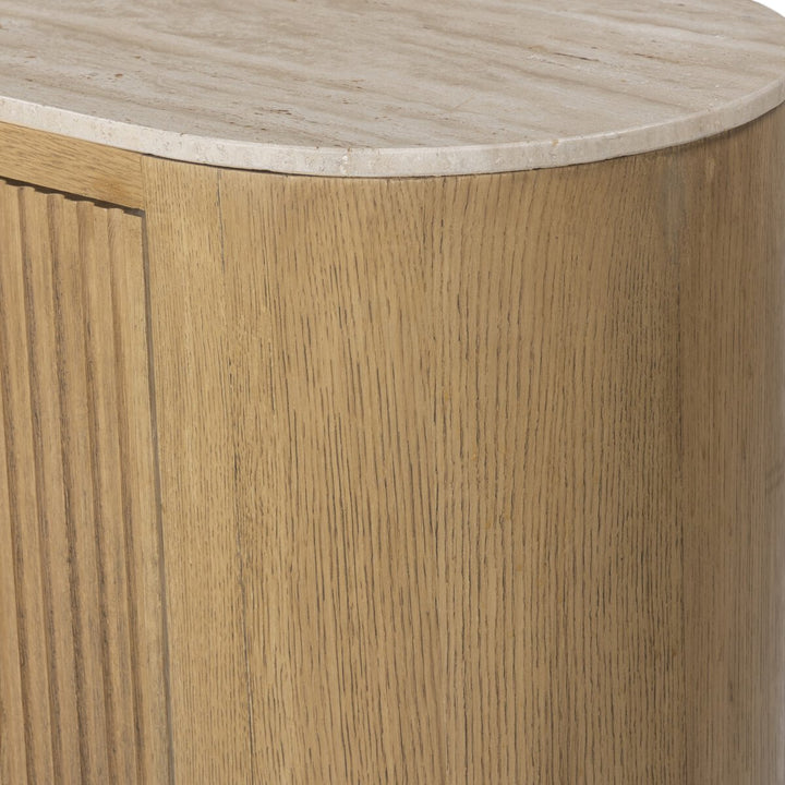 Giovani Media Console - Natural Travertine - 233562-002_6