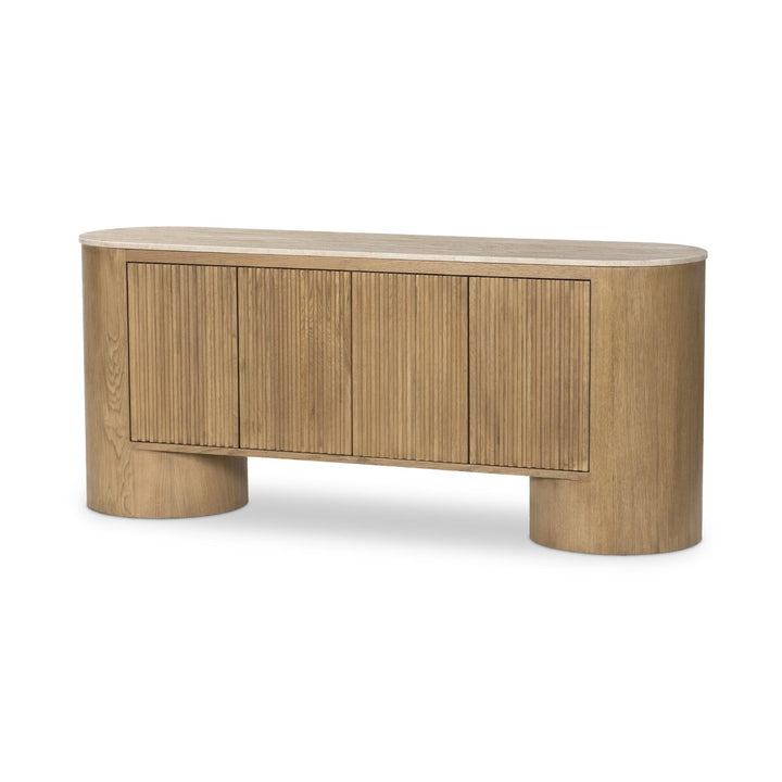 Giovani Media Console - Natural Travertine - 233562-002_2